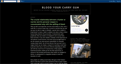 Desktop Screenshot of bloodyourcarrygun.blogspot.com