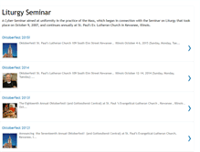Tablet Screenshot of liturgyseminar.blogspot.com
