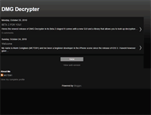 Tablet Screenshot of dmgdecrypter.blogspot.com