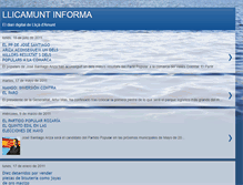 Tablet Screenshot of llicamunt-informa.blogspot.com