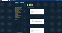Desktop Screenshot of bisrocksongs.blogspot.com