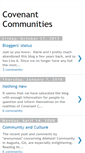 Mobile Screenshot of covenantcommunities.blogspot.com