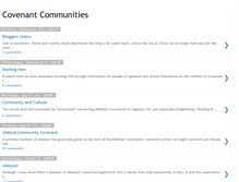 Tablet Screenshot of covenantcommunities.blogspot.com