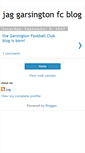 Mobile Screenshot of garsingtonfc.blogspot.com