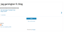 Tablet Screenshot of garsingtonfc.blogspot.com