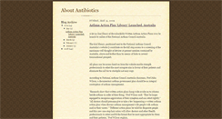 Desktop Screenshot of aboutantibiotics.blogspot.com