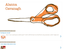 Tablet Screenshot of alannacavanagh.blogspot.com