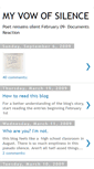 Mobile Screenshot of myvowofsilence.blogspot.com