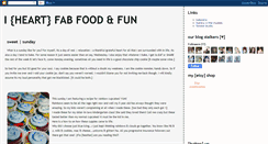 Desktop Screenshot of fabfoodandfun.blogspot.com
