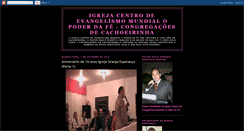 Desktop Screenshot of igrejaopoderdafecachoeirinha.blogspot.com