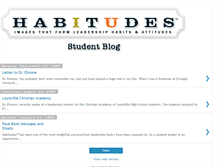 Tablet Screenshot of habitudesstudentblog.blogspot.com