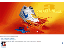 Tablet Screenshot of 3sneakernerds.blogspot.com