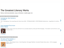 Tablet Screenshot of greatliteraryworks.blogspot.com