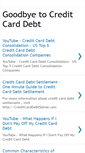 Mobile Screenshot of goodbyetocreditcarddebt.blogspot.com