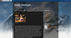 Desktop Screenshot of dailydeelight.blogspot.com