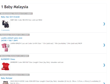 Tablet Screenshot of 1babymalaysia.blogspot.com