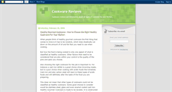 Desktop Screenshot of cookware-reviews.blogspot.com