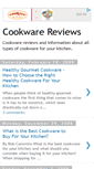 Mobile Screenshot of cookware-reviews.blogspot.com