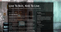 Desktop Screenshot of livetoknitknittolive.blogspot.com