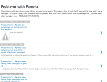 Tablet Screenshot of problemswithparents.blogspot.com