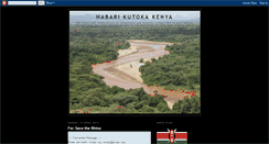 Desktop Screenshot of habarifromkenya.blogspot.com