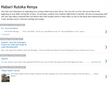 Tablet Screenshot of habarifromkenya.blogspot.com