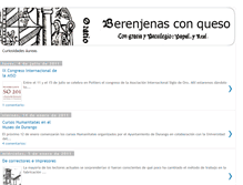 Tablet Screenshot of berenjenasconqueso.blogspot.com