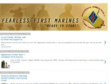 Tablet Screenshot of fearless1stmarines.blogspot.com