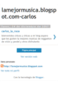 Mobile Screenshot of lamejormusicablogspotcom.blogspot.com