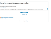 Tablet Screenshot of lamejormusicablogspotcom.blogspot.com