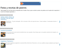 Tablet Screenshot of lospostresdemimadre.blogspot.com