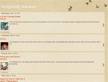 Tablet Screenshot of delightfullyrandomposts.blogspot.com