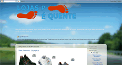 Desktop Screenshot of lojaspequente.blogspot.com