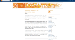 Desktop Screenshot of comerbemrio.blogspot.com