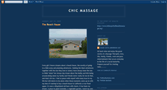 Desktop Screenshot of chicmassage.blogspot.com