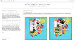 Desktop Screenshot of myscrappinevolution.blogspot.com