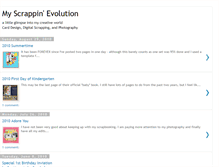Tablet Screenshot of myscrappinevolution.blogspot.com