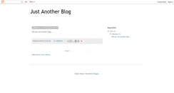Desktop Screenshot of not-another-blog.blogspot.com