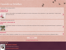 Tablet Screenshot of casandodetalhes.blogspot.com