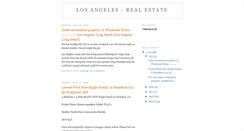 Desktop Screenshot of la-losangeles-realestate.blogspot.com