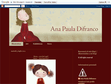 Tablet Screenshot of anapauladifranco.blogspot.com