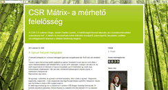 Desktop Screenshot of csrmatrix.blogspot.com