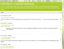 Tablet Screenshot of csrmatrix.blogspot.com