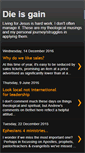 Mobile Screenshot of dieisgain.blogspot.com