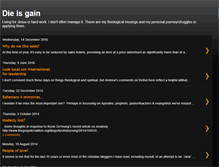 Tablet Screenshot of dieisgain.blogspot.com