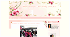 Desktop Screenshot of missbrooklynteen2011.blogspot.com