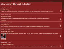 Tablet Screenshot of myjourneythroughadoption.blogspot.com