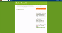 Desktop Screenshot of gestaoministerial.blogspot.com