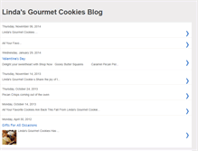 Tablet Screenshot of lindasgourmetcookies.blogspot.com