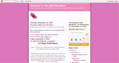 Desktop Screenshot of andreashalf-marathonjourney.blogspot.com